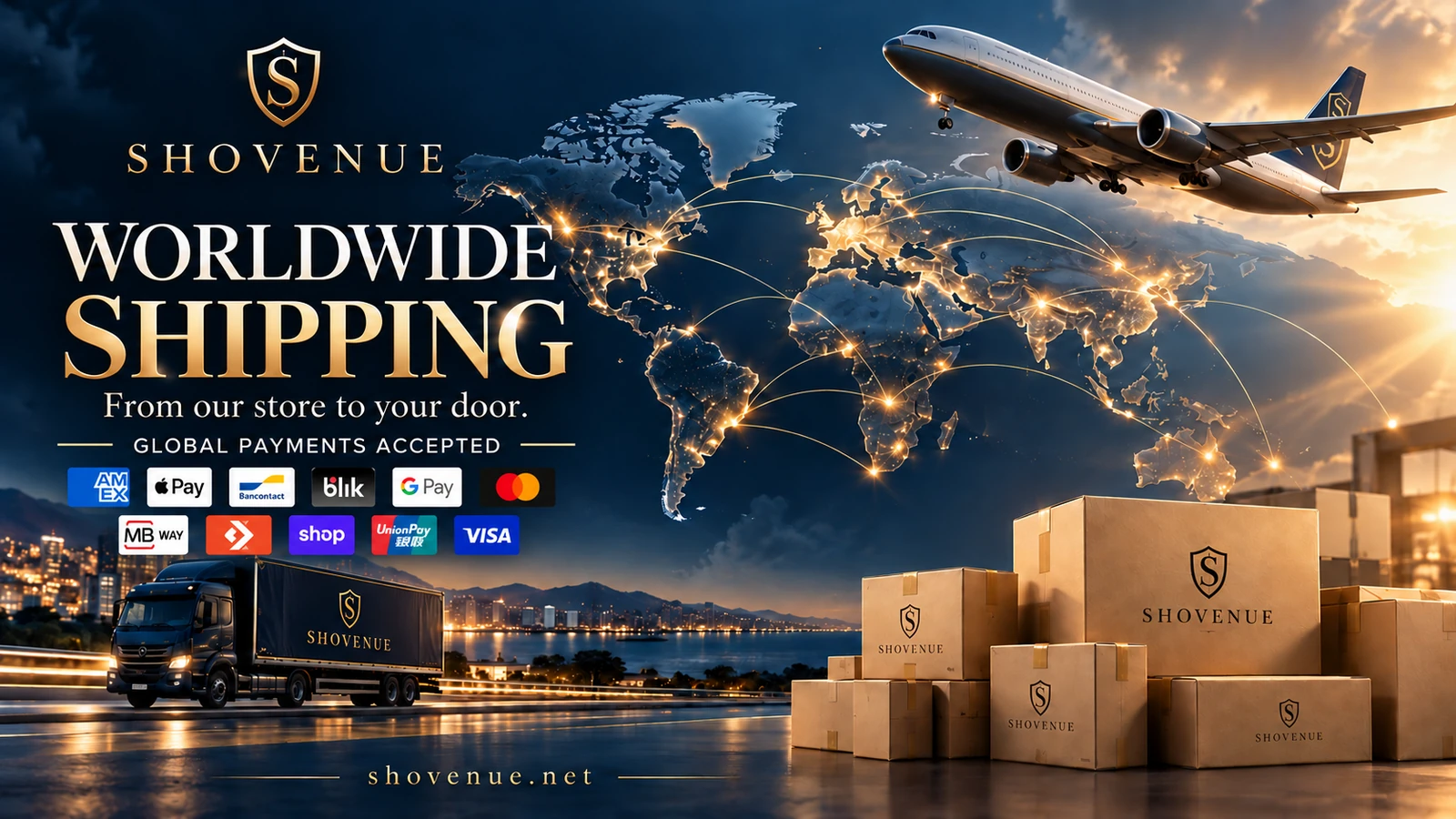Worldwide shipping